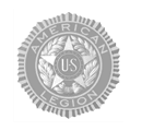 American Legion emblem with US star and laurel design, symbolizing veterans and service commitment.