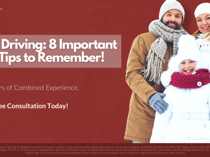 Winter Driving, Safety Tips