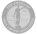 American Trial Lawyers Association logo with Lady Justice holding scales and sword.