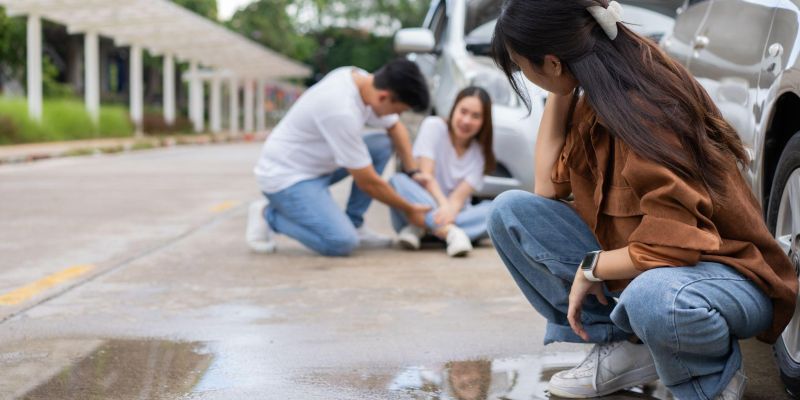 Injured in car accident