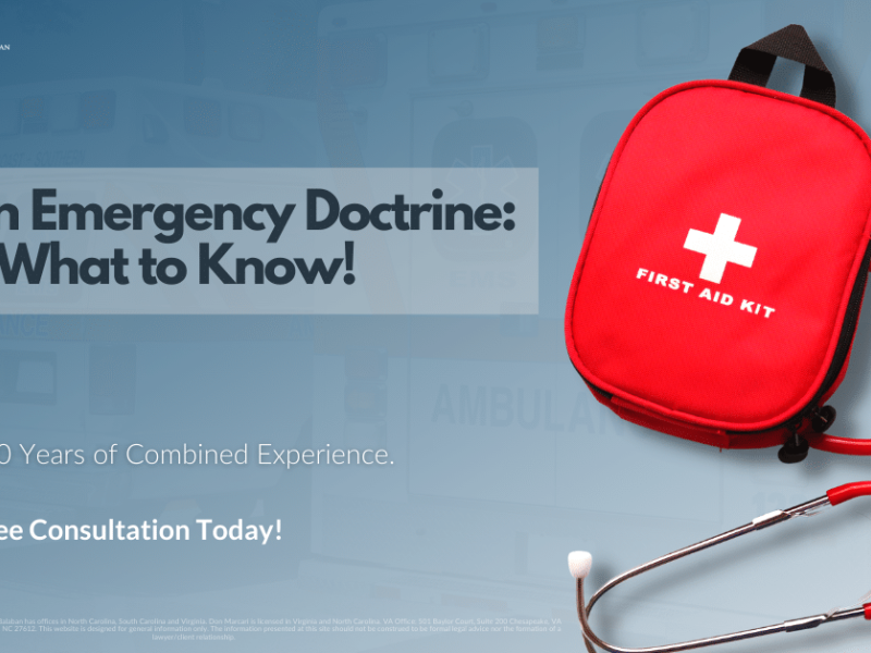 Sudden Emergency Doctrine, Motor Vehicle Accident, Attorney