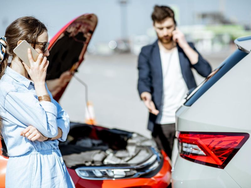 Reviewing a car accident