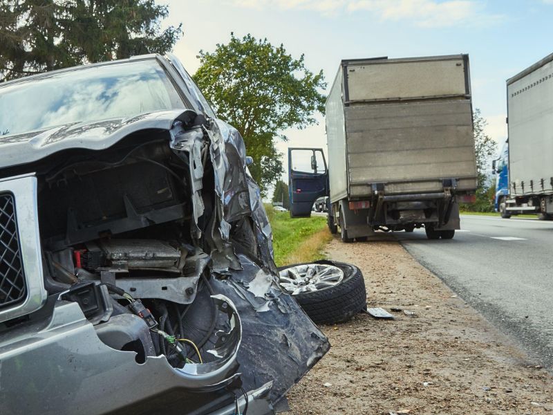 Serious truck accident