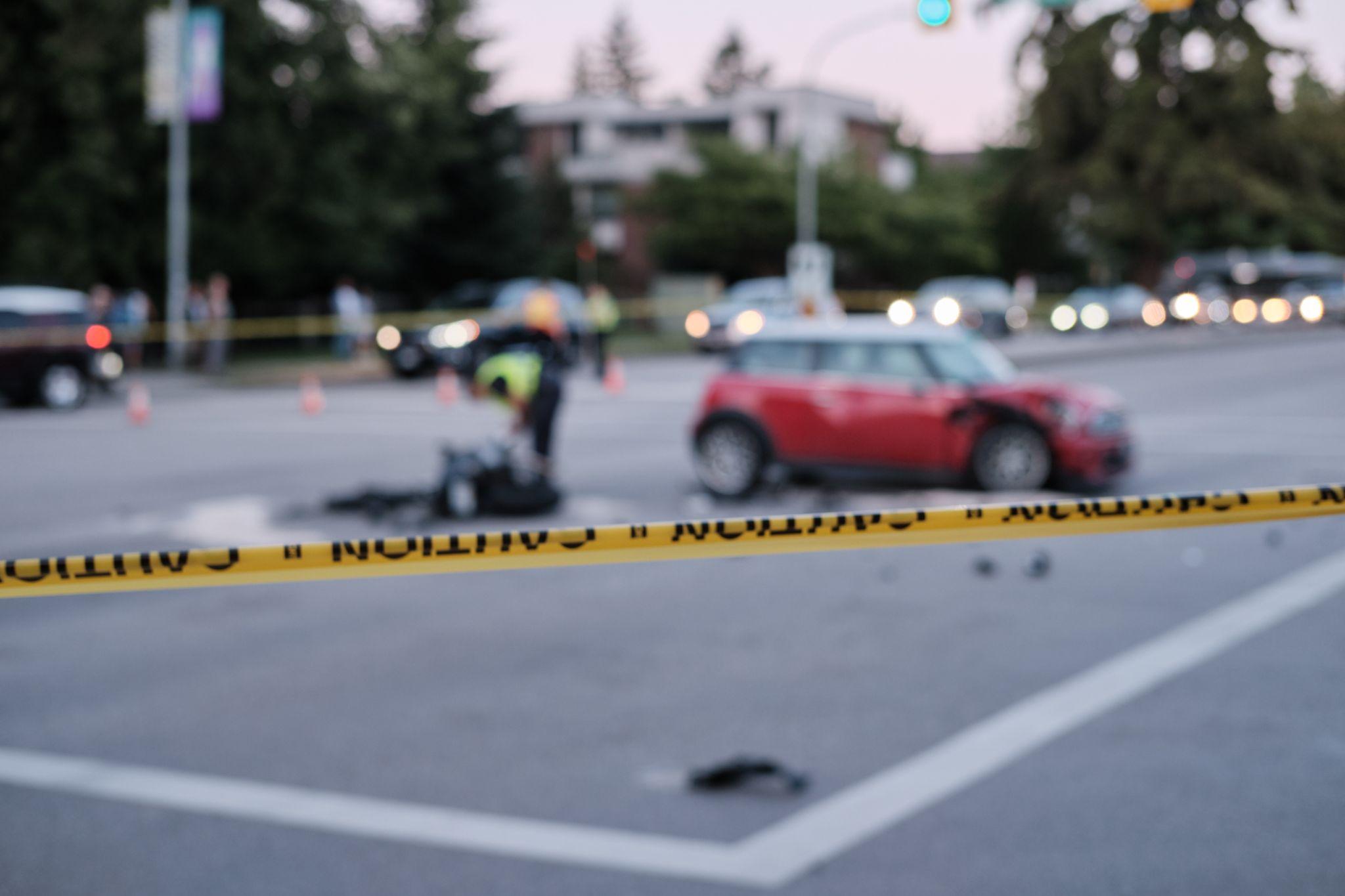 motorcycle accident with fatal results