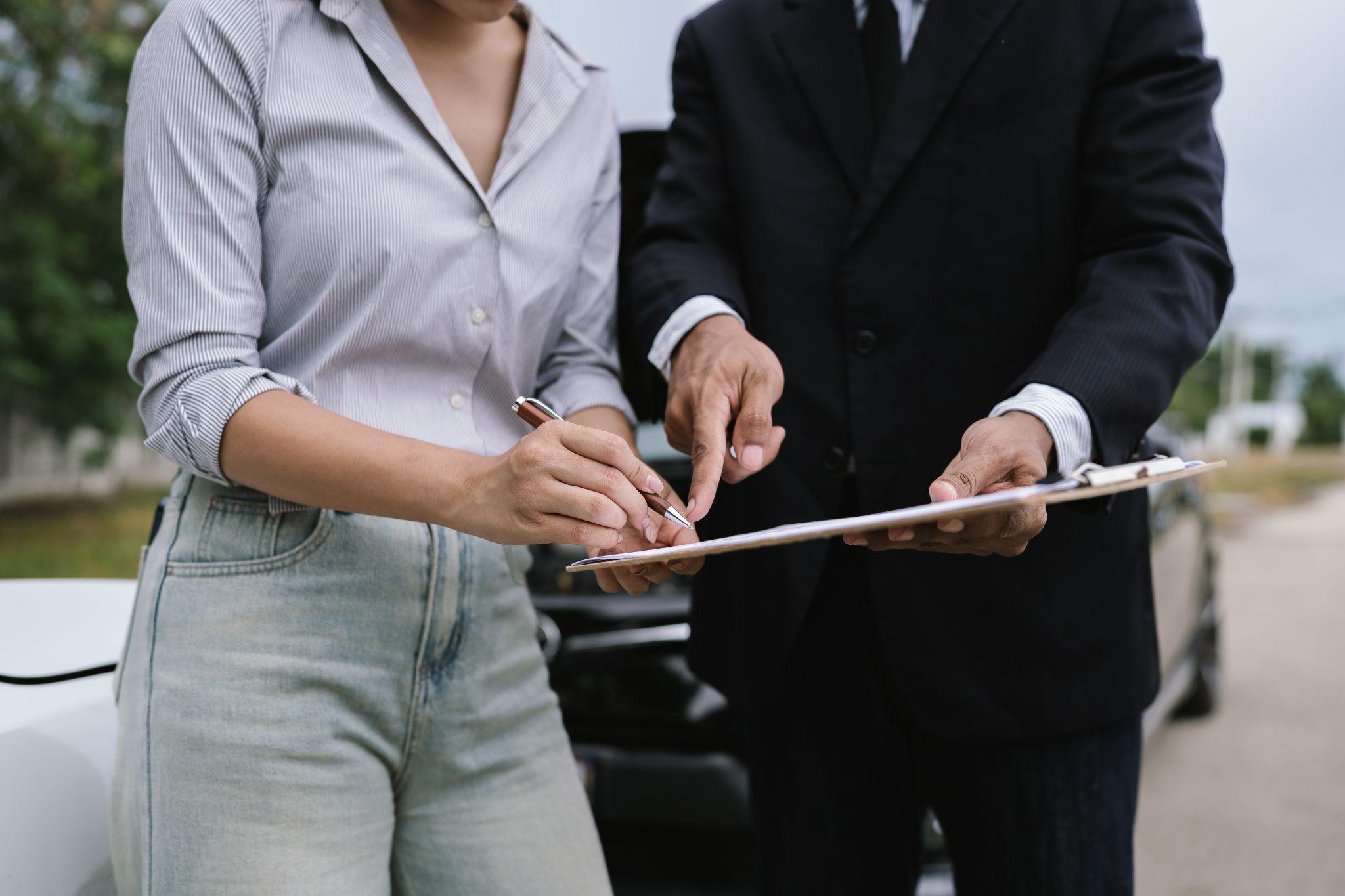 A car accident adjuster